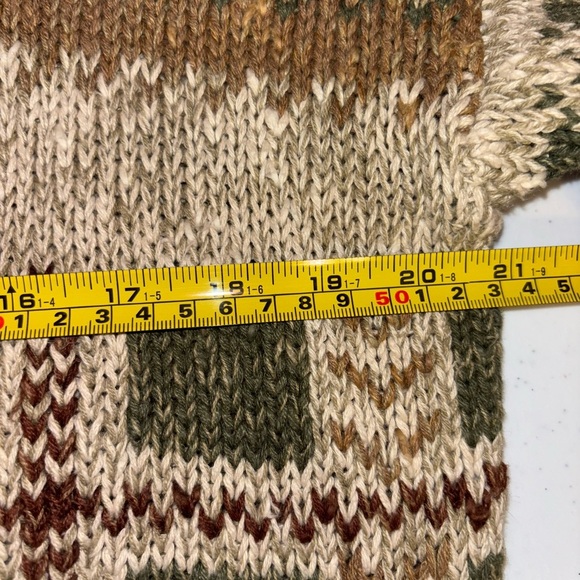 St. John's Bay Men's Patterned Crewneck Sweater - Olive, Brown, Cream - Picture 4 of 14